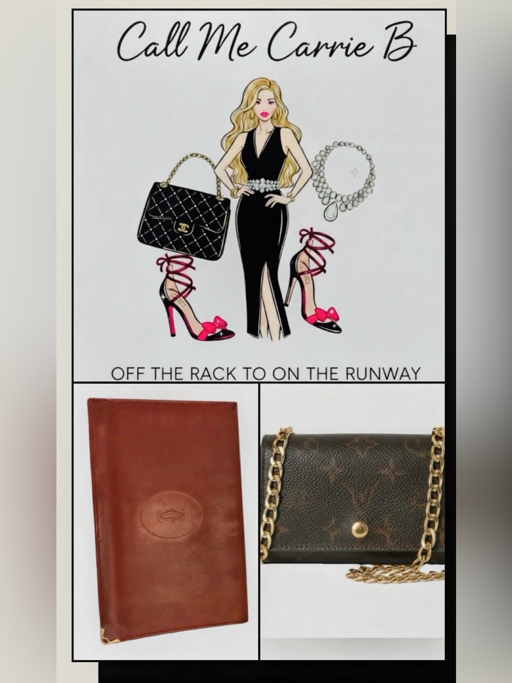FREE Authentic Louis Vuitton Wallet/WOC and Cartier Pouch Read Details